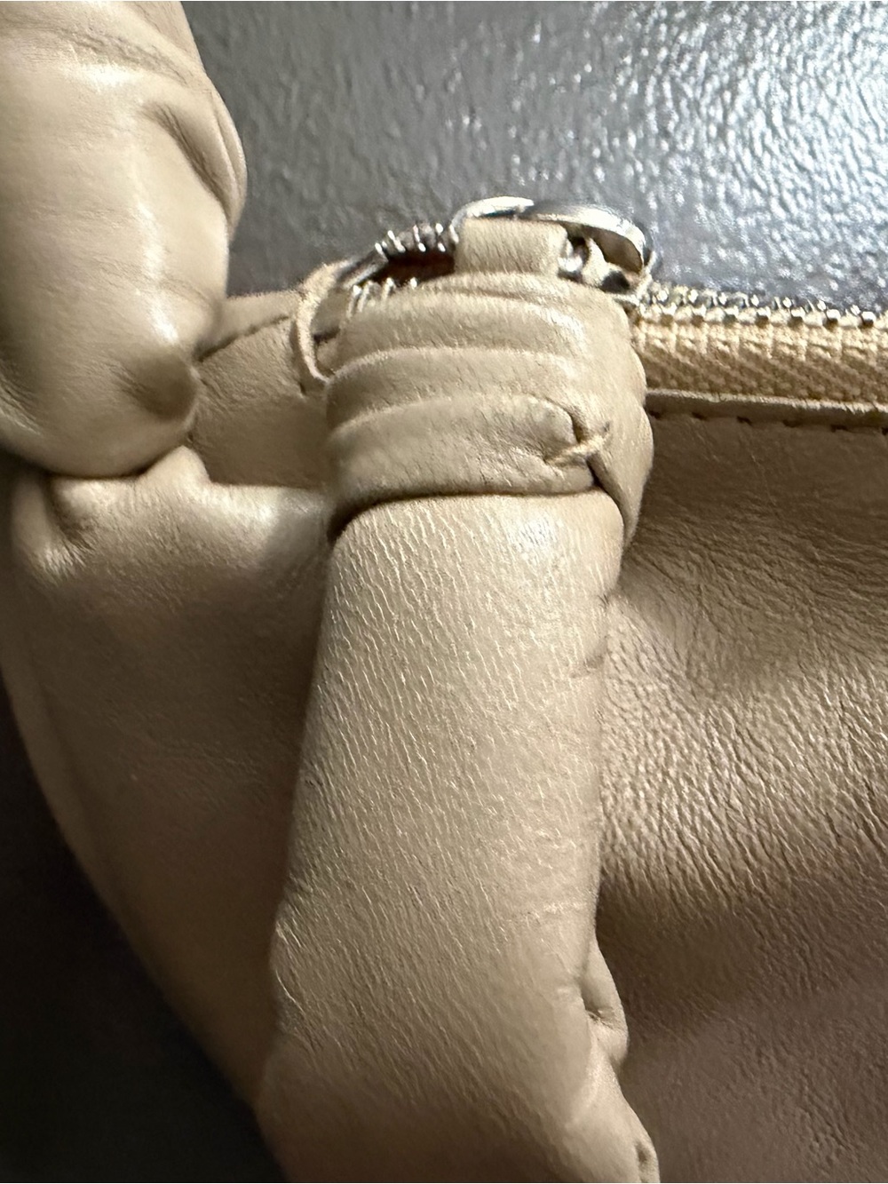 Lemaire small croissant bag - Beige - Picture 4 of 13